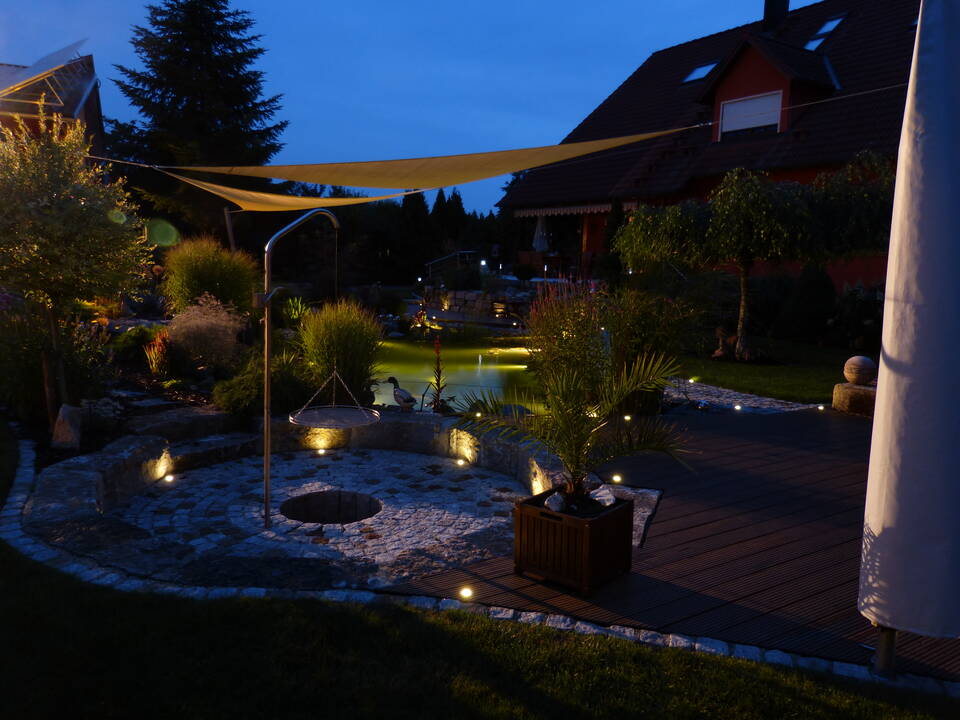 Ideen zur Beleuchtung des Gartens