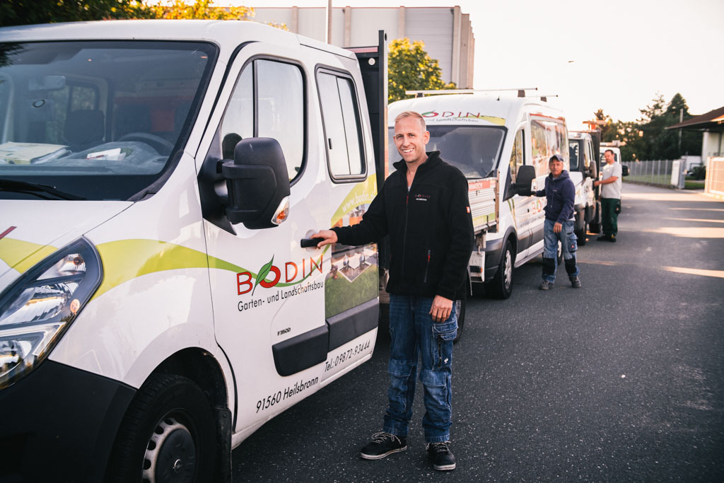 3 Bodin-Landschaftsgärtner mit Fahrzeugen - wir suchen noch Mitarbeiter
